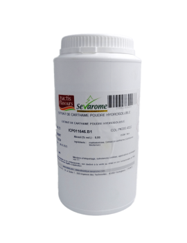 Colorant naturel jaune citron poudre hydrosoluble professionnel 4522 SEVAROME