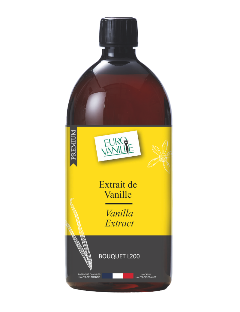 Extrait de vanille Bourbon avec grains  - L200 EURO VANILLE