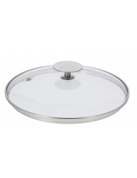 Couvercle en verre avec pontet inox Affinity et Alchimy DE BUYER INDUSTRIES