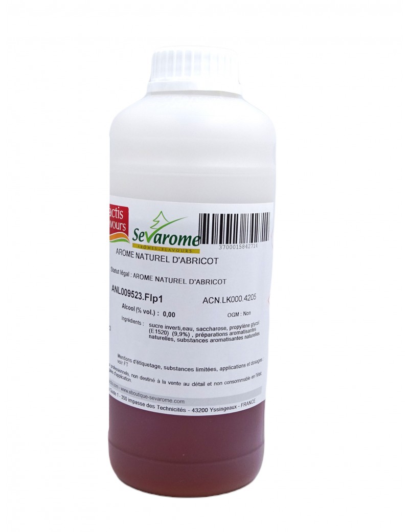 Abricot Note fruit mûr Arôme alimentaire naturel professionnel 4205 SEVAROME