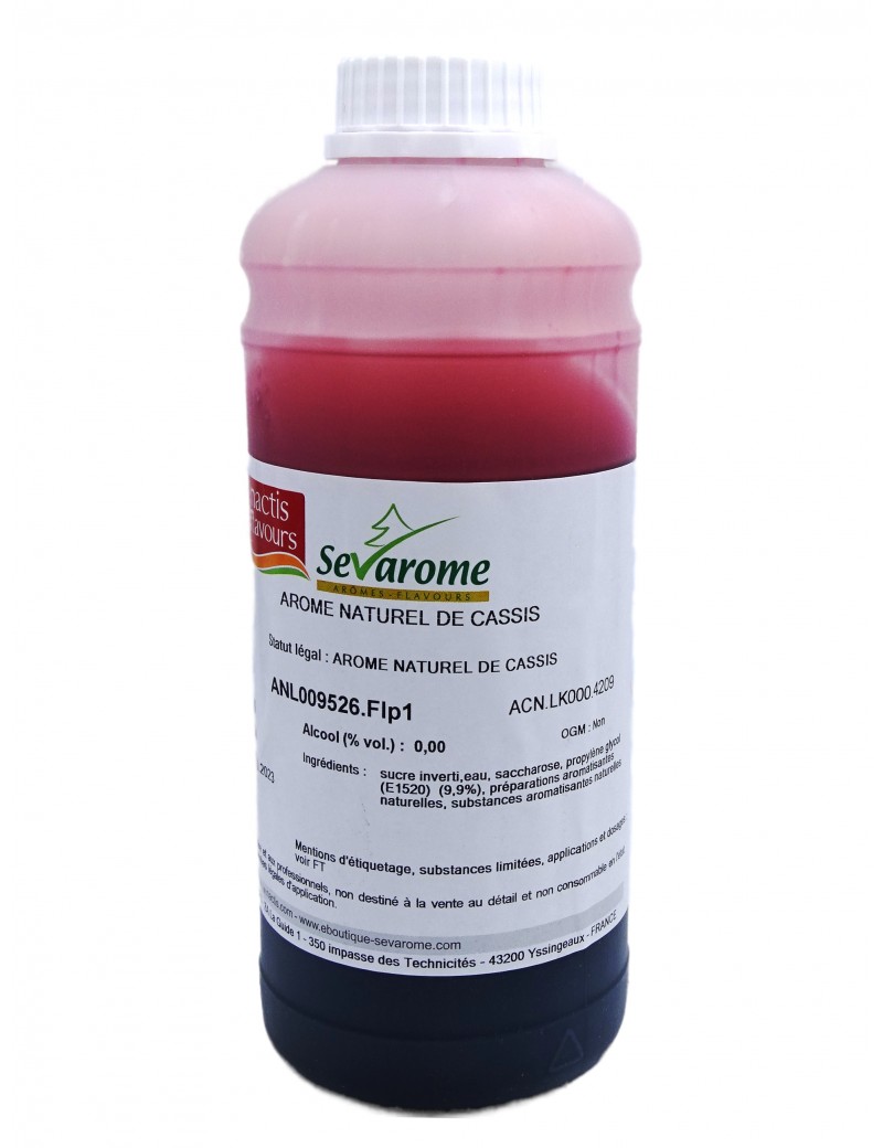 Cassis Note fruit frais Arôme alimentaire naturel professionnel 4209 SEVAROME