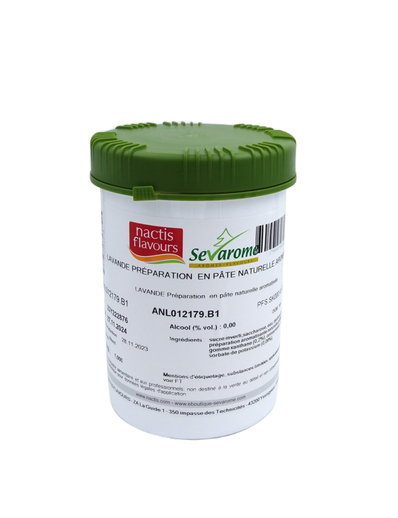 Pâte de Lavande Arôme naturel alimentaire professionnel 4172 SEVAROME Pâte de Lavande Arôme naturel alimentaire professionnel 4172 SEVAROME