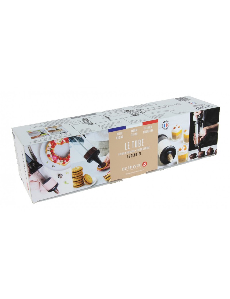 Coffret le Tube Essentiel avec ses 2 douilles DE BUYER INDUSTRIES