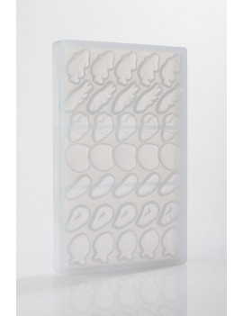 Moule 35 empreintes Friture de Pâques CACAO BARRY