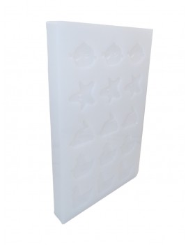 Moule à chocolat 15 empreintes Fritures Animaux de Pâques CACAO BARRY