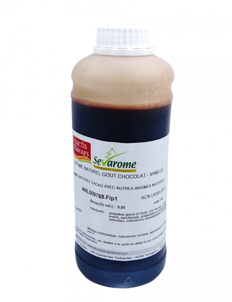 Chocolat Note vanillée Arôme naturel alimentaire professionnel 5033 SEVAROME
