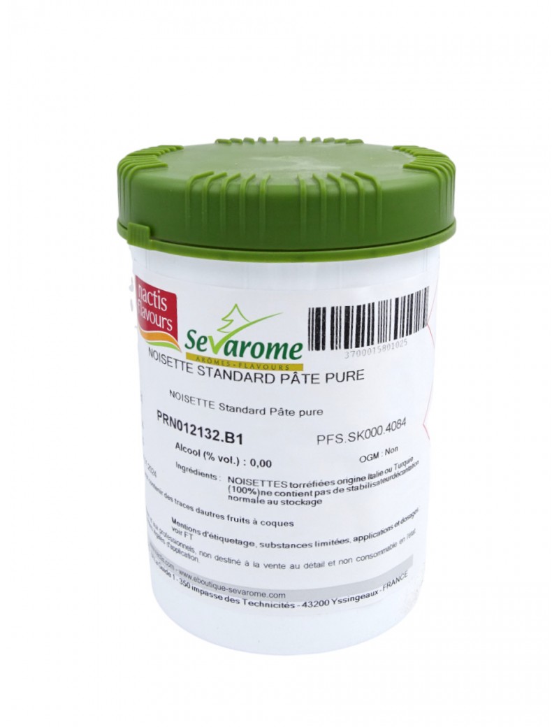 Pâte de Noisette Arôme naturel alimentaire professionnel 4084 SEVAROME