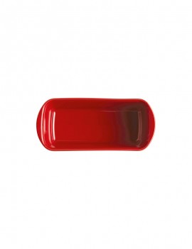 Moule à soufflé en céramique, rouge, diamètre 22 cm - 8,6', 4 à 6