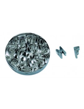 Boite de découpoirs lettres inox MALLARD FERRIERE