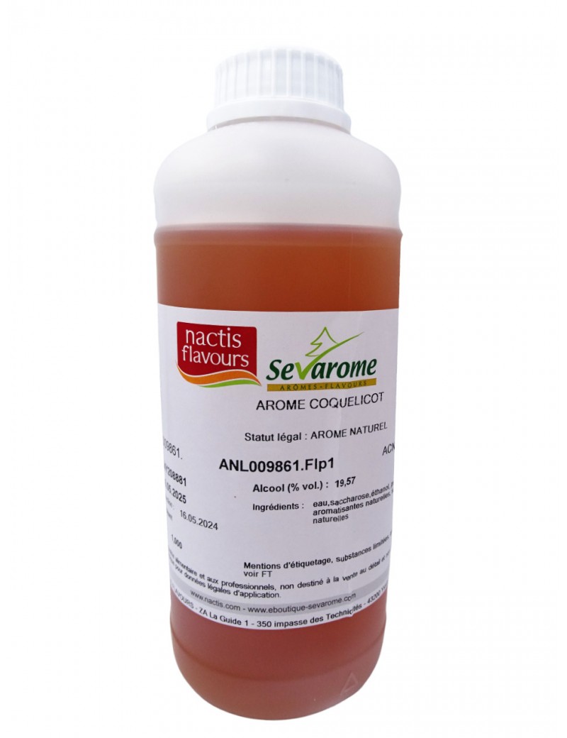 Coquelicot note fleurie Arôme naturel alimentaire professionnel 5130 SEVAROME