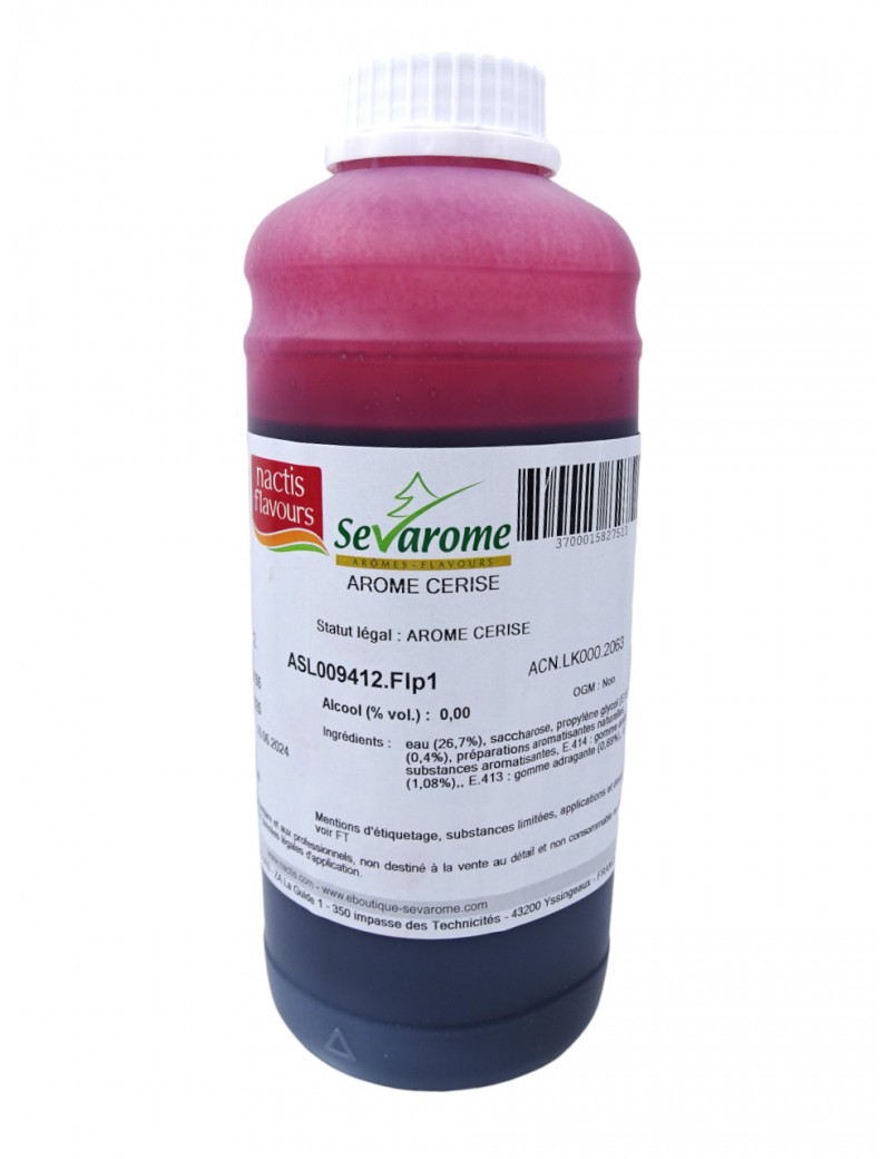 Cerise Note fruitée Arôme alimentaire naturel professionnel 2063 SEVAROME