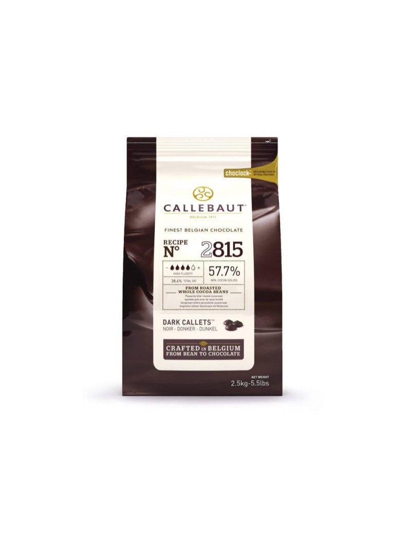 Chocolat noir de couverture 2815 Excellent  57.7% CALLEBAUT