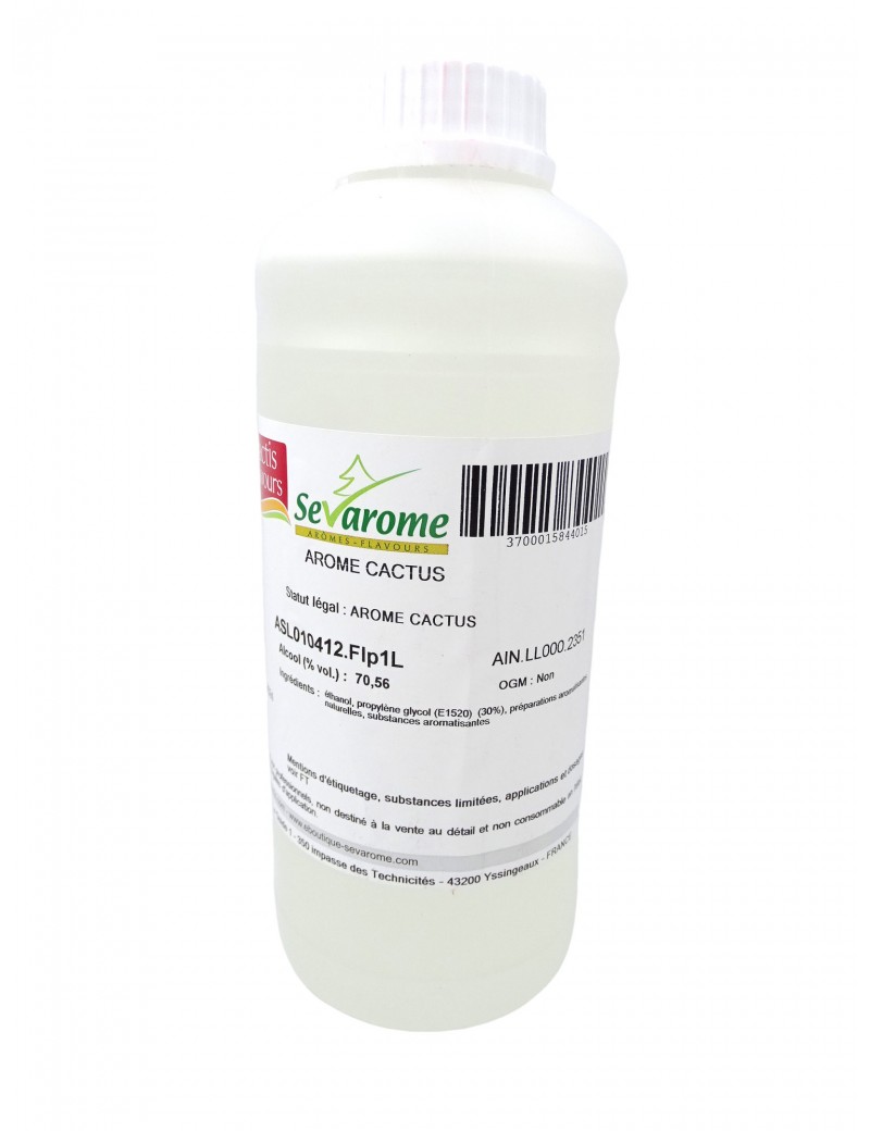 Cactus Note Citron vert, rosée, fraiche Arôme alimentaire professionnel 2351 SEVAROME