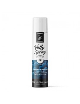 Colorant bleu azure spray Velly effet velours 250ml Azo Free VIA DELLE ARTI