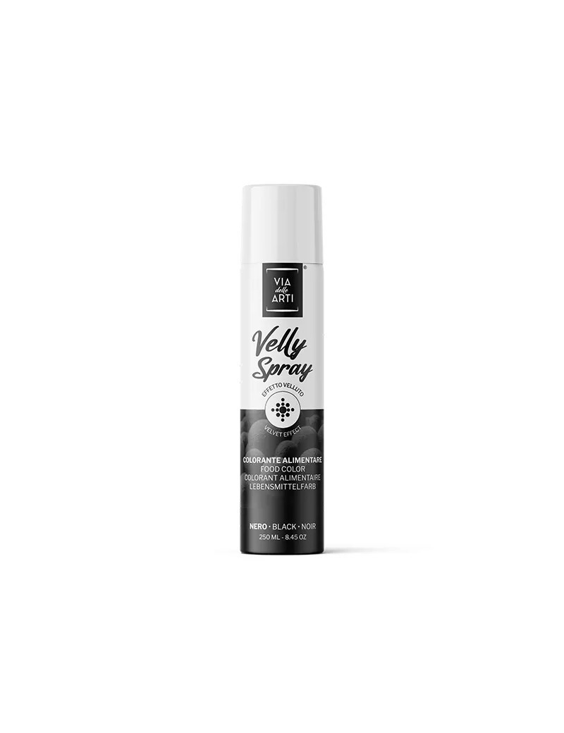 Colorant Noir spray Velly effet velours
