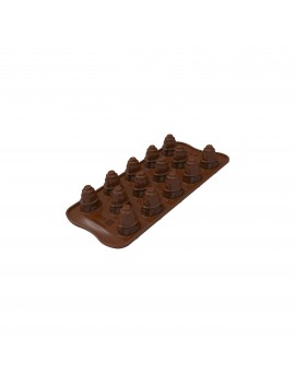 Moule silicone Snowman EasyChoc 12 bonhommes de neige SCG062 SILIKOMART