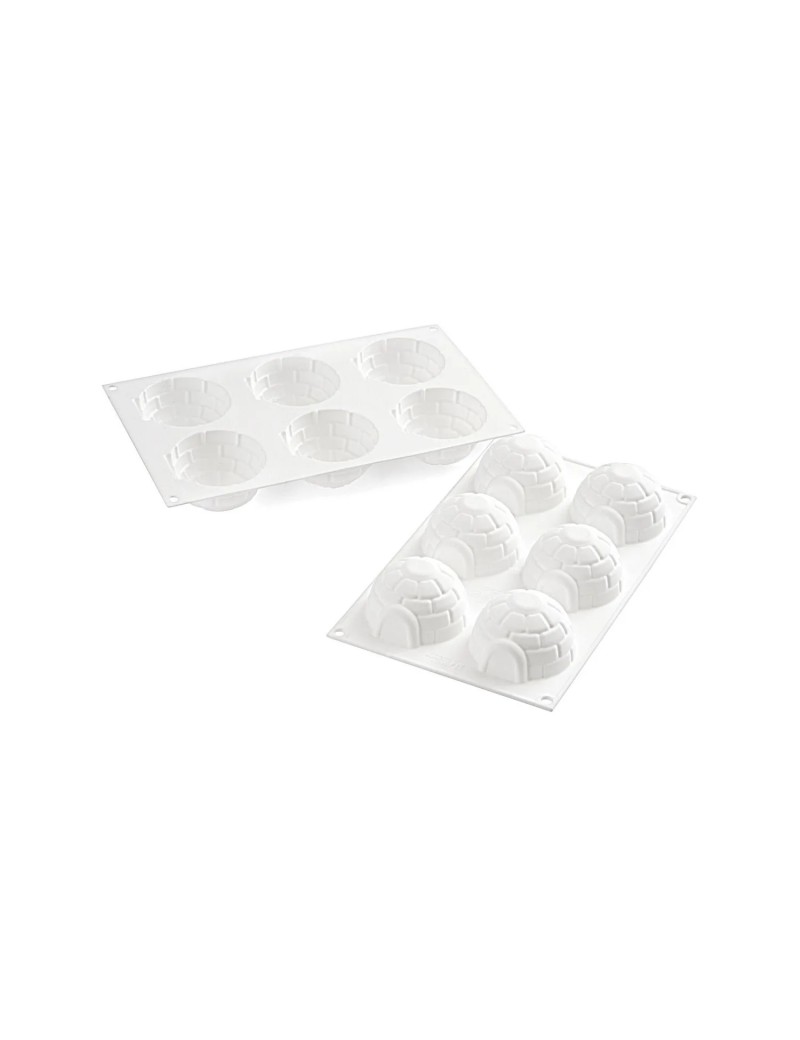 Igloo 115 Moule silicone pour 6 créations SILIKOMART Igloo 115 Moule silicone pour 6 créations SILIKOMART