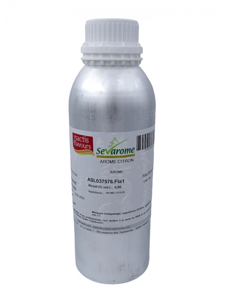 Citron Note fraîche zestée Arôme alimentaire professionnel 1096 SEVAROME