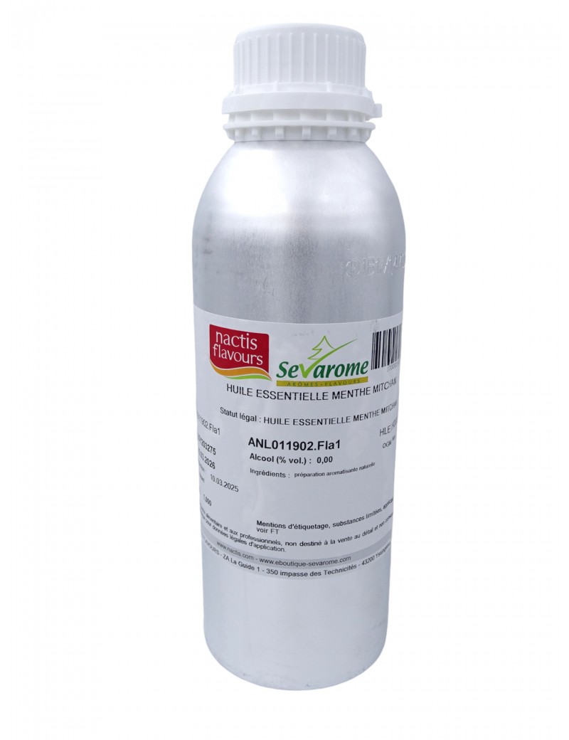 Menthe Mitcham Note fraîche poivrée Arôme huile essentielle alimentaire naturel professionnel 3207 SEVAROME