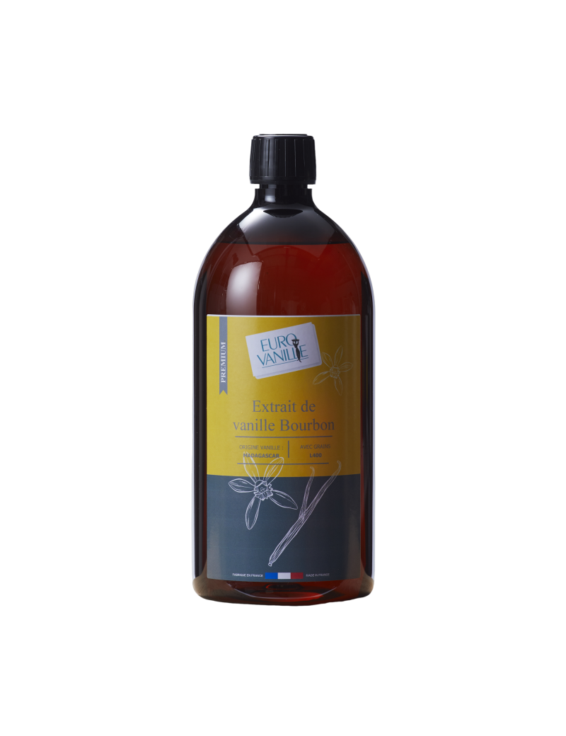 Extrait de vanille Bourbon avec grains  - L400 EURO VANILLE