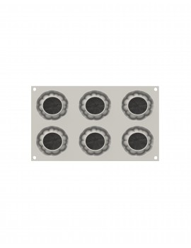 Delica Moule silicone pour 6 créations citrouille SILIKOMART