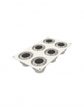 Delica Moule silicone pour 6 créations citrouille SILIKOMART