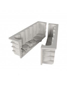 Moule silicone Bûche Lumière SILIKOMART