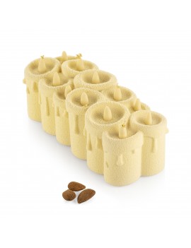 Moule silicone Bûche Lumière SILIKOMART