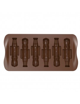 Moule silicone Choco Schiaccianoci 6 personnages SCG065 SILIKOMART