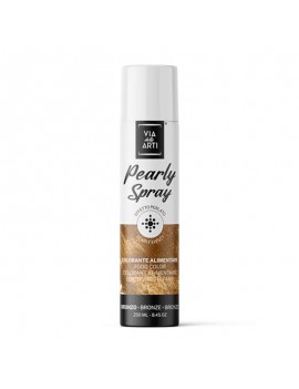 Colorant Bronze Effet Métallisé - Spray Pearly 250ml VIA DELLE ARTI