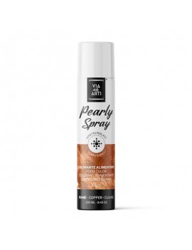Colorant Cuivre Effet Métallisé - Spray Pearly 250ml VIA DELLE ARTI