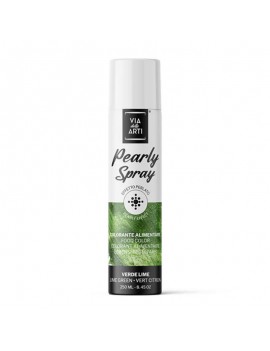 Colorant Vert Citron Effet Métallisé - Spray Pearly 250ml VIA DELLE ARTI