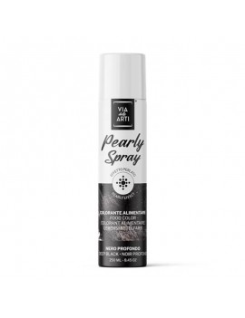 Colorant Noir Effet Métallisé - Spray Pearly 250ml VIA DELLE ARTI