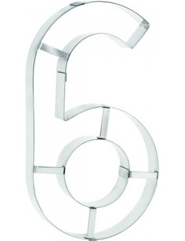 Découpoir Chiffre 6 et 9 Number Cake Inox 32 cm x 18 cm MALLARD FERRIERE