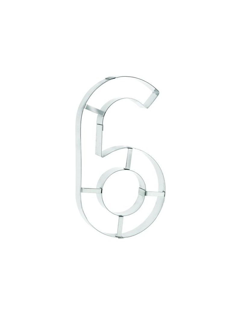 Découpoir Chiffre 6 et 9 Number Cake Inox 32 cm x 18 cm MALLARD FERRIERE