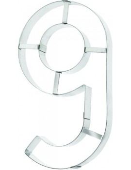 Découpoir Chiffre 6 et 9 Number Cake Inox 32 cm x 18 cm MALLARD FERRIERE