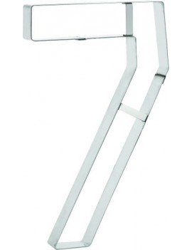 Découpoir Chiffre 7 Number Cake Inox 32 cm x 18 cm MALLARD FERRIERE