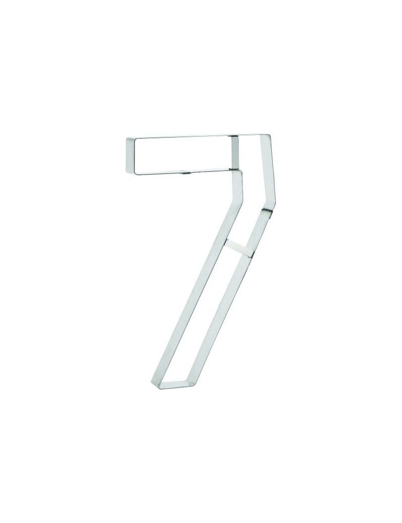 Découpoir Chiffre 7 Number Cake Inox 32 cm x 18 cm MALLARD FERRIERE