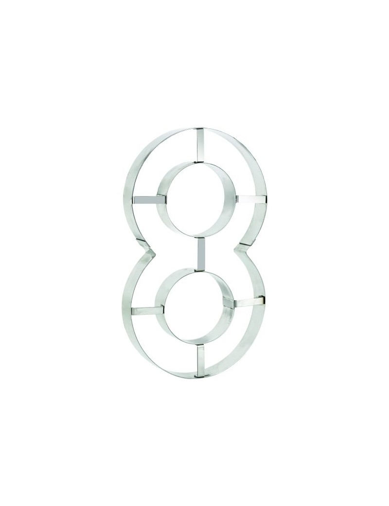 Découpoir Chiffre 8 Number Cake Inox 32 cm x 18 cm MALLARD FERRIERE