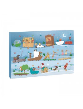 Calendrier de l'avent - La distribution des Rennes CACAO BARRY