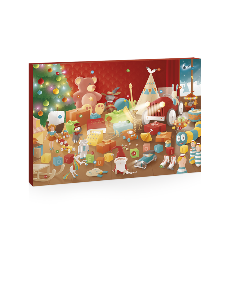 Calendrier de l'avent - La Paradis des jouets CACAO BARRY