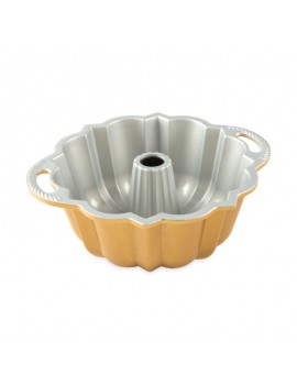 Petit moule à gâteau Bundt® Original Gold avec poignées NORDIK WARE