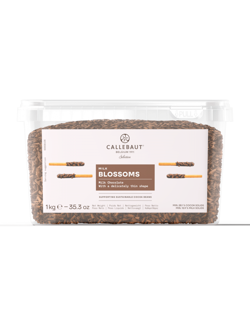 Micro copeaux de chocolat au lait Blossoms CALLEBAUT
