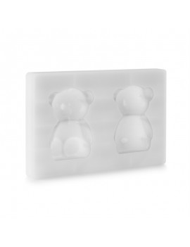 Moule à chocolat L'Ours Tricot 12 cm n°315 - 2 empreintes CACAO BARRY