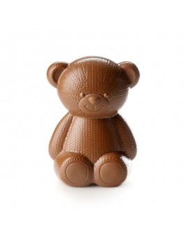 Moule à chocolat L'Ours Tricot 12 cm n°315 - 2 empreintes CACAO BARRY