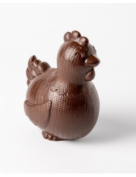 Moule à chocolat Poule Tricot 15 cm n°314 - 2 empreintes CACAO BARRY