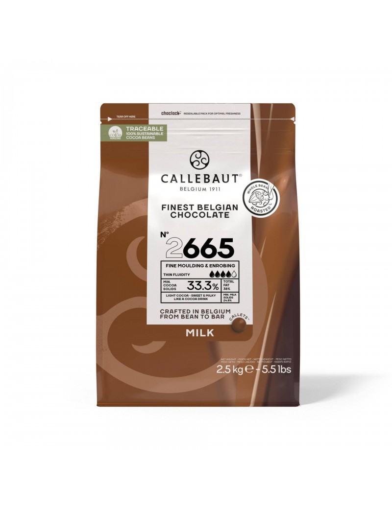 Chocolat au lait de couverture 2665 33,3% CALLEBAUT