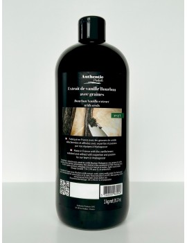 Extrait de vanille 400g/L avec graines - support sucre AUTHENTIC PRODUCTS