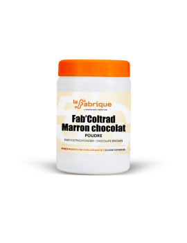 Colorant brun chocolat poudre hydrosoluble professionnel SEVAROME