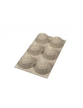 Mini gemma - moule silicone pour 6 créations Ø6,8 cm H.4,2 cm Silikomart